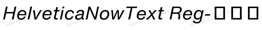 HelveticaNowText Reg字体转换